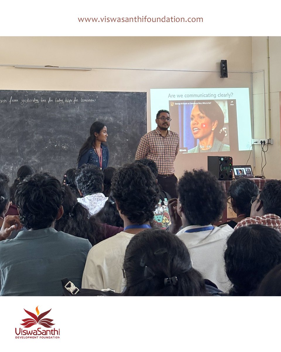ViswaSanthiFndn's tweet photo. Viswasanthi Foundation conducted a full-day session on Soft Skills & Entrepreneurial Thinking at Santhom Malankara Arts & Science College, Edanji, under #Kalalayam 2025–26—empowering students with confidence, communication & innovation.
#EYGDS #Kalalayam #SoftSkills #VSF https://t.co/jVsW5zbJIf