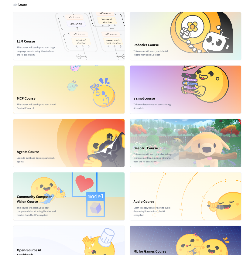 BREAKING: HuggingFace just dropped 12 free courses covering everything from LLMs to Robotics to MCP.

This is the full stack of modern AI engineering.

Here's what's inside 👇
