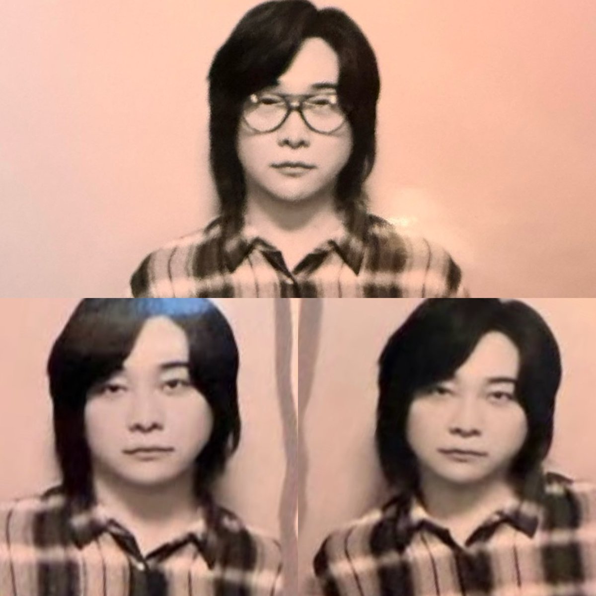 チェックシャツ✖️大森元貴 レトロな感じでよき♥️♥️♥️笑