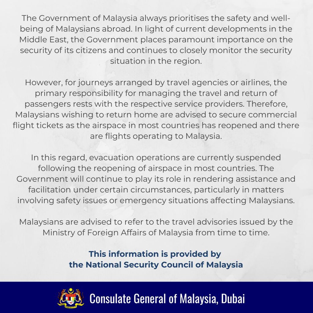 Consulate General of Malaysia in Dubai tweet media