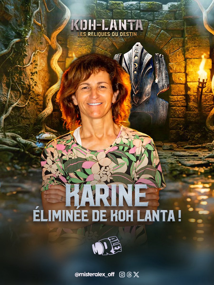 misteralex_off's tweet image. 🚨 ÉLIMINATION CHOC DANS #Kohlanta 🏺

#Karine quitte l’aventure… et clairement, ça ne passe pas 💥

Entre stratégies, alliances et trahisons, le conseil a totalement basculé 😳Elle ne s’attendait pas du tout à être éliminée… et surtout pas comme ça.

👉 Une chose est sûre :Le