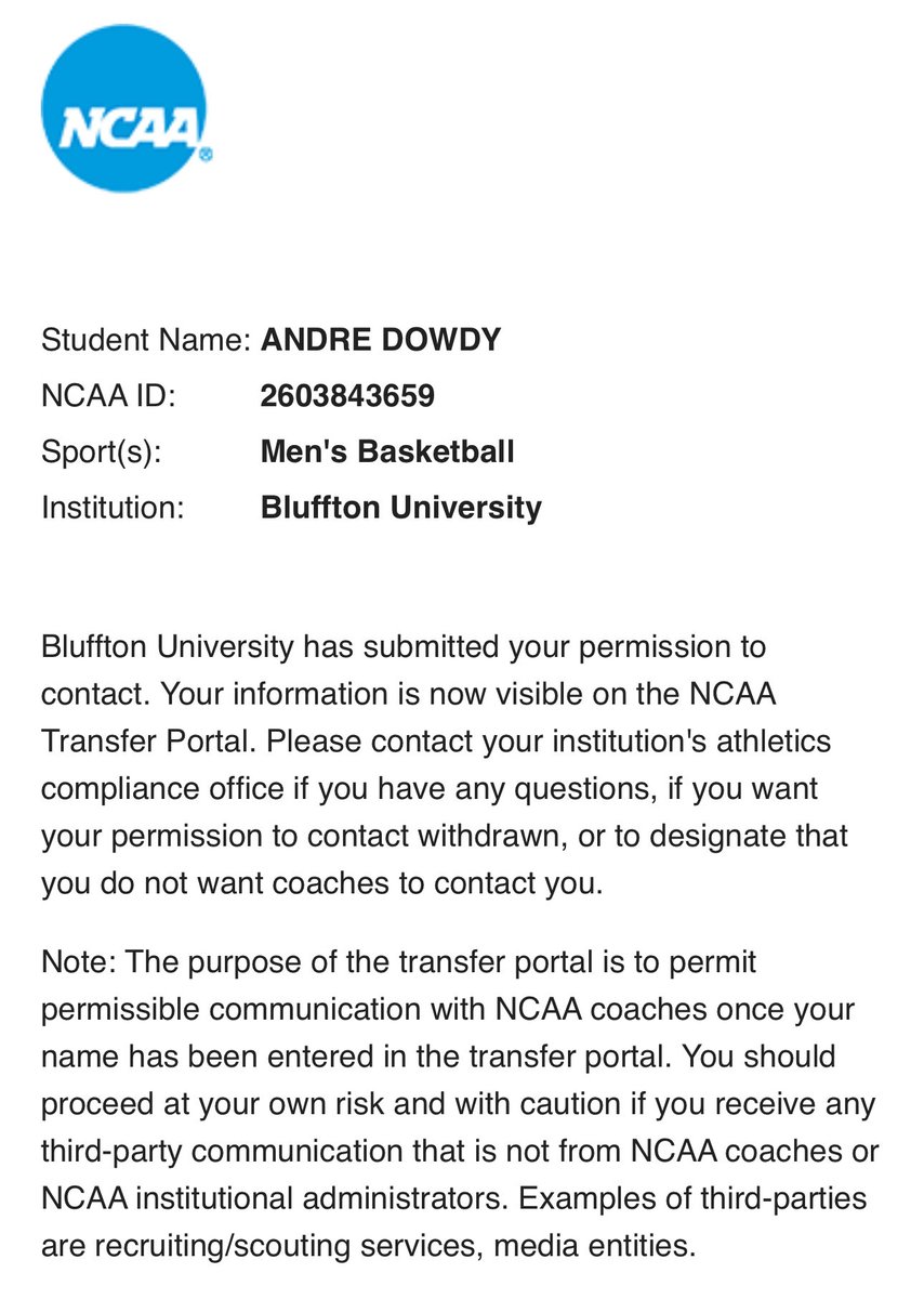 Andre Dowdy tweet media