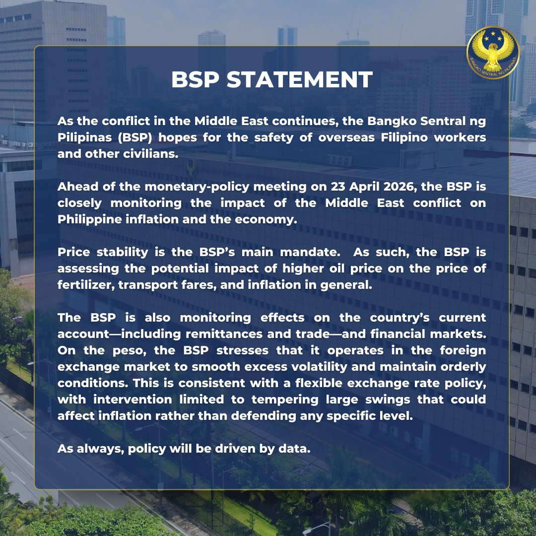 Bangko Sentral tweet media