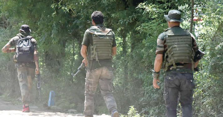 jkmediasocial's tweet image. Security forces have launched #search operations following reports of movement of suspected terrorists at different locations in J-K’s Rajouri, Doda and Poonch districts, officials said on Wednesday.