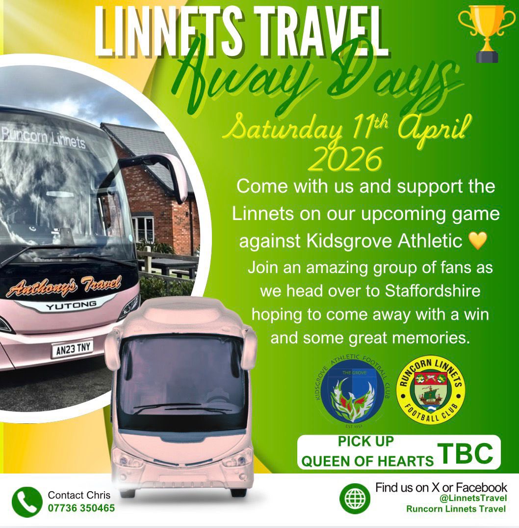 Runcorn Linnets Travel tweet media