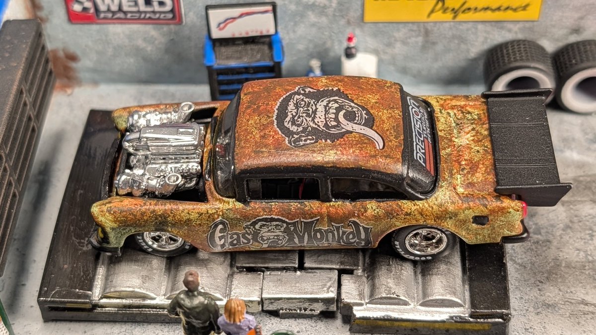 jwfanep's tweet photo. #customhotwheels #gasmonkeygarage #164scale https://t.co/l7VoDP7jHn