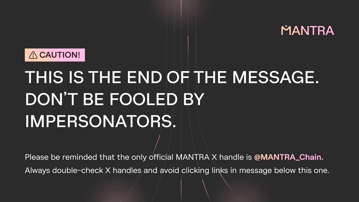 MANTRA | The EVM L1 for RWAs tweet media