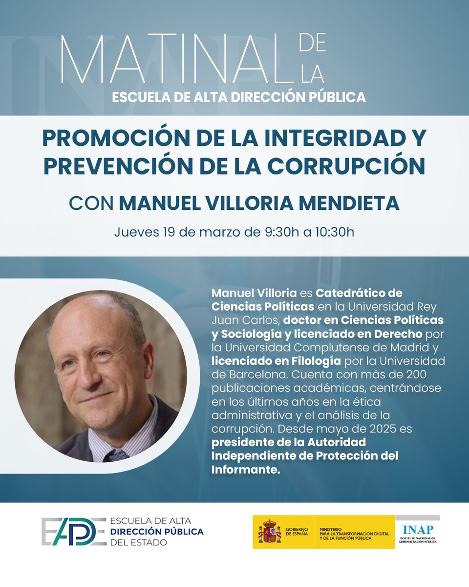 Instituto Nacional de Admón. Pública tweet media