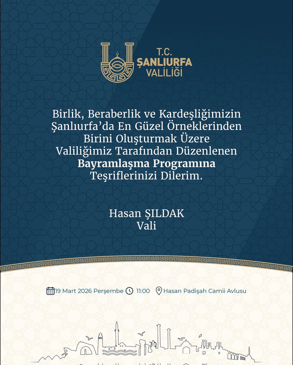 Haliliye Kaymakamlığı tweet media