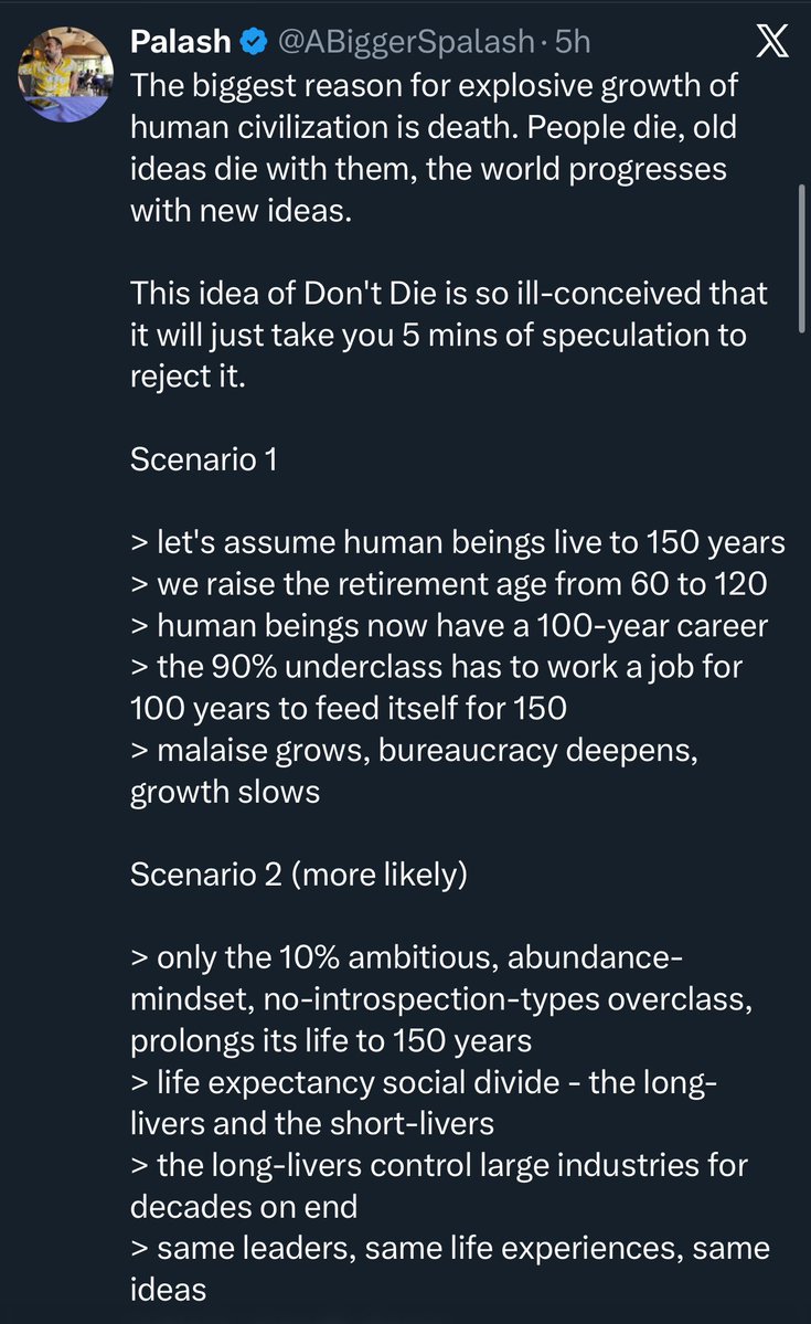 Nathan S. Cheng thinks you should work on aging. tweet media