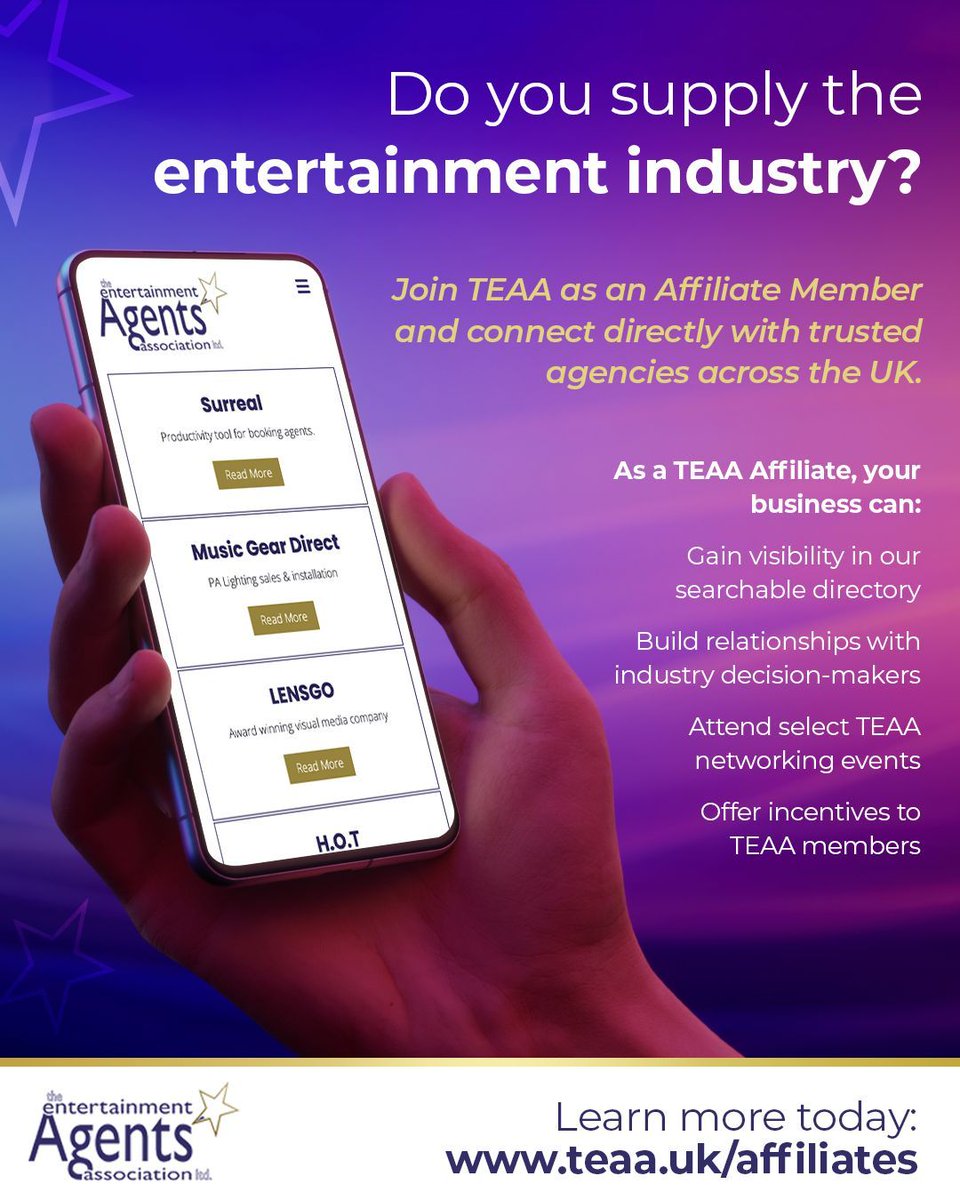 The Entertainment Agents' Association Ltd tweet media