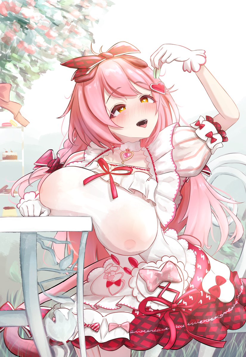 変なお菓子を食べた

(最初はえっなGGちゃんを描きたかっただけなんですけど、この服が半分脱げたような姿だとは想像できない。なのでこういう変なポース変な表情になった…) 