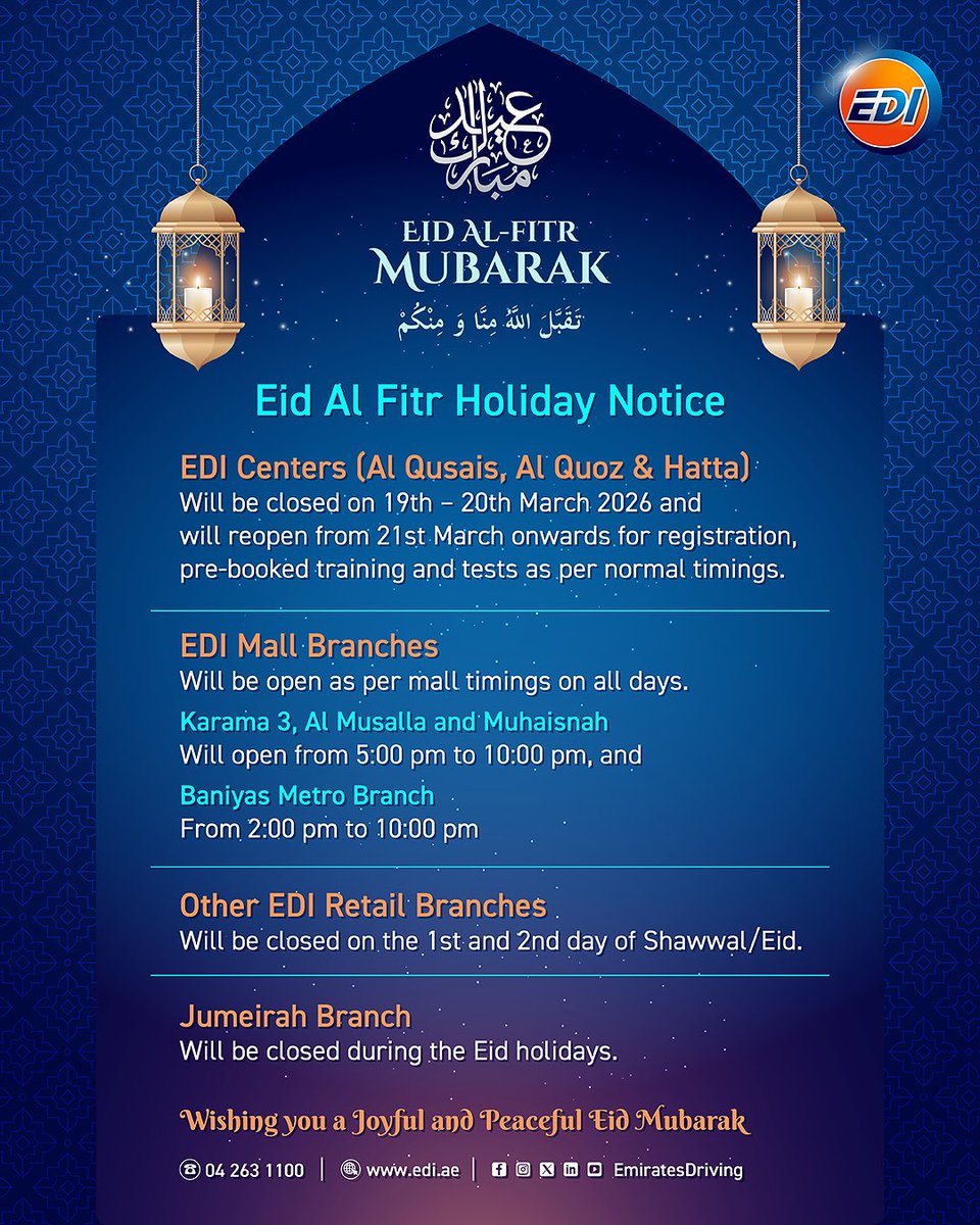 Emirates Driving Institute tweet media