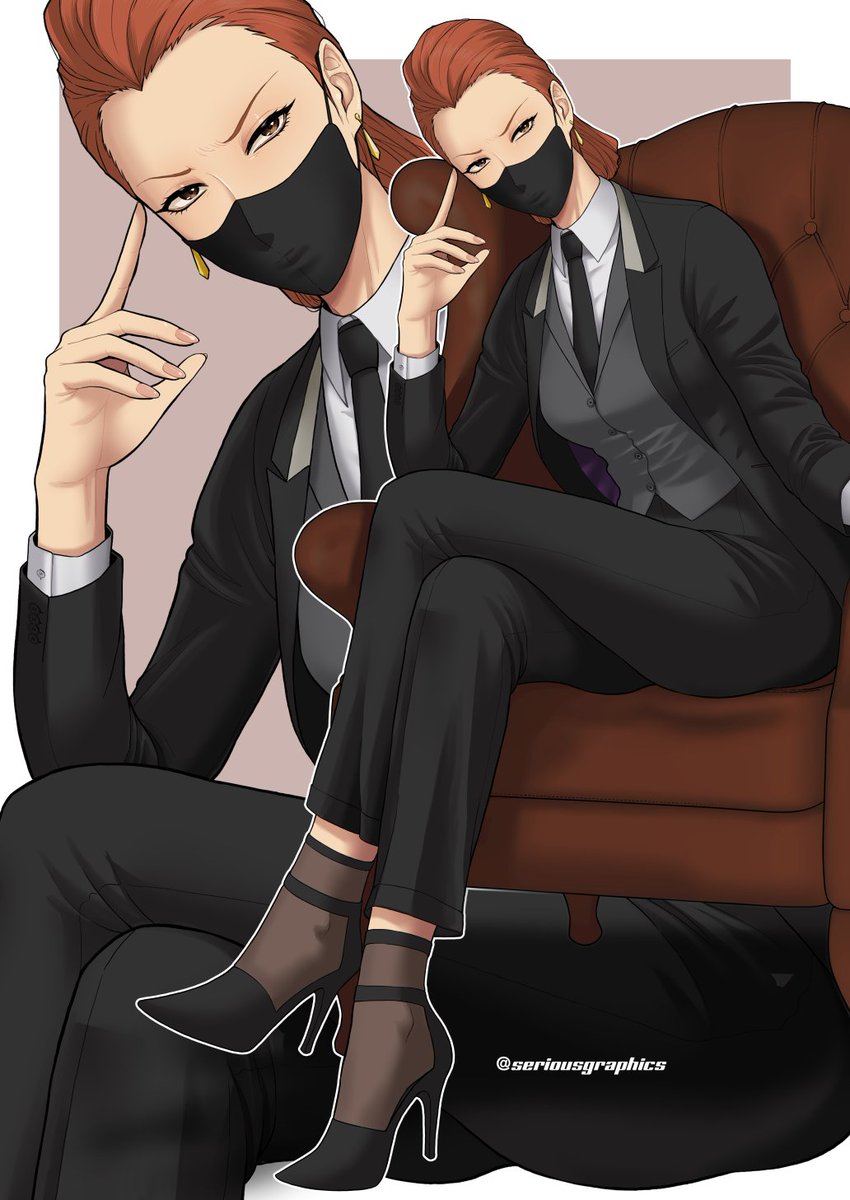 #悪党美女キャラ
✨🖤✨🥰 