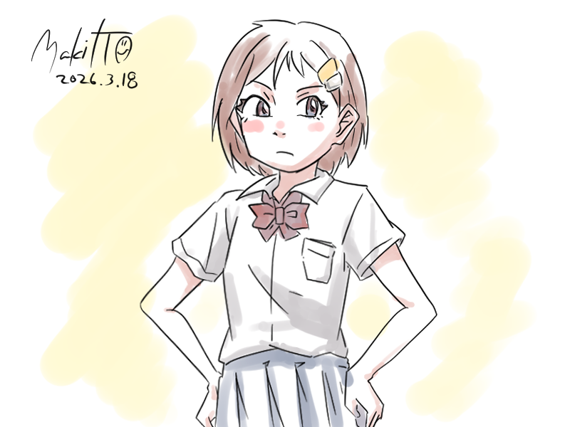 作業途中にちょっとらくがき～！

自分のキャラなのに似てない(´;ω;｀)

#イラスト #いいねで気になった人お迎え #活動者さんフォロバします #絵描きさんフォロバ100 #絵描きさんと繋がりたい