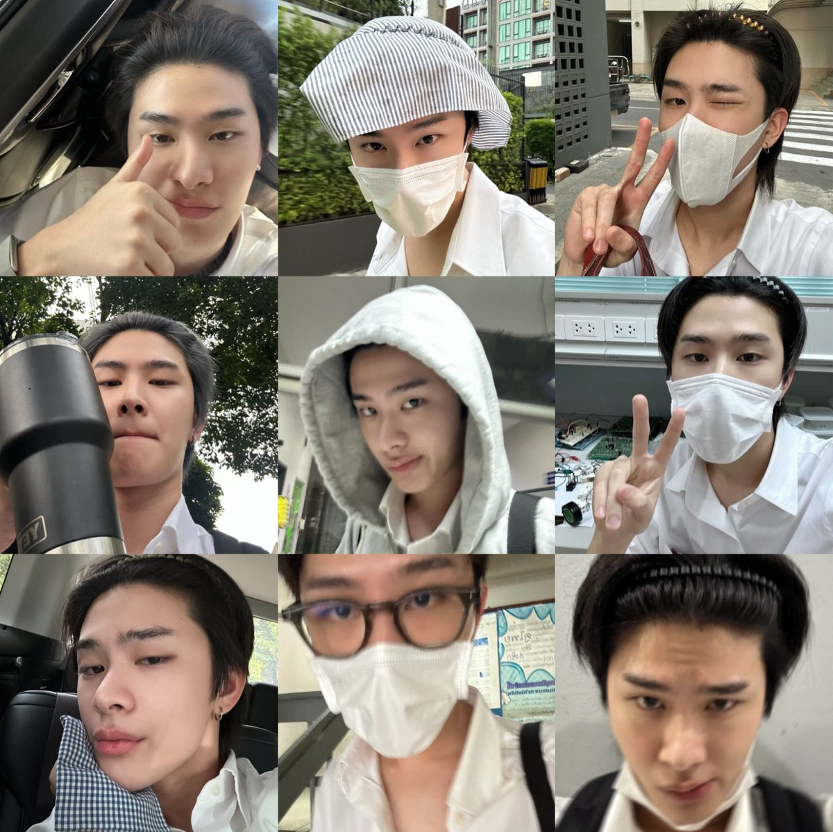 น่ารักน่าเอ็นดูทุกรูปเลยขอเก็บเข้าคอลเลคชั่นน้องญ่าชุดนิสิตวิศวะไฟฟ้าเค(ะ)ยูน้า (＞＜)