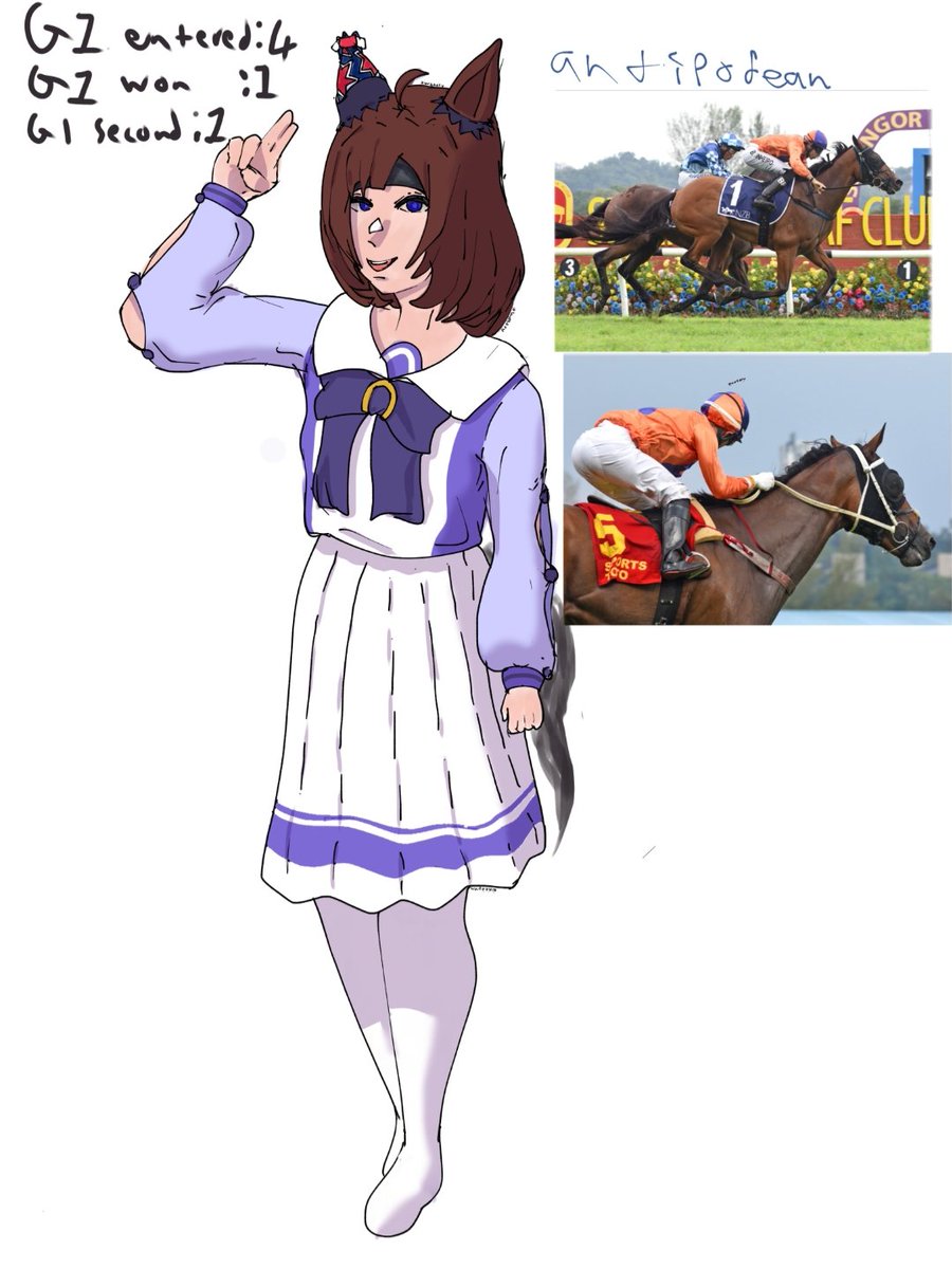 cycobdi's tweet photo. Malaysian umamusume i made (antipodean)
#malaysia
#umamusume
#horseracing https://t.co/TuNs1D32se