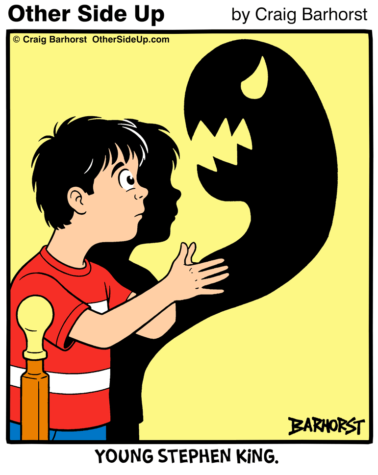 New Comic "Young Stephen King" (Color Version). #comics #webcomics #osup