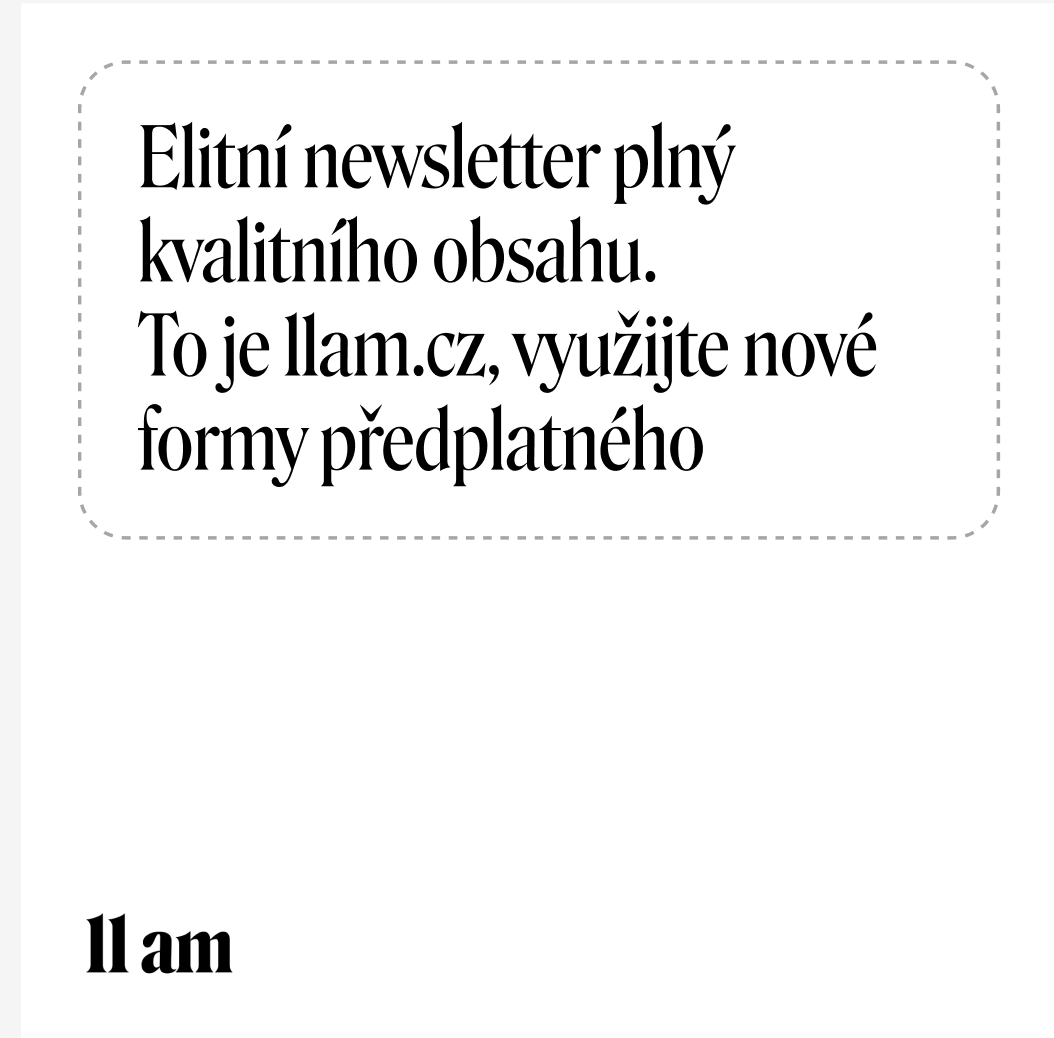 11am - Newsletter pro klíčová rozhodnutí tweet media