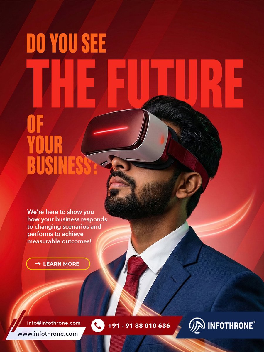 infothrone's tweet photo. Stop guessing what’s next. Start #engineering it.
The #business landscape is shifting faster than ever. Are you equipped to #adapt, #evolve, and most importantly — drive real, measurable #growth? We don't just help you visualize the #future; we build the #data-driven #strategies. https://t.co/936myxuGzr