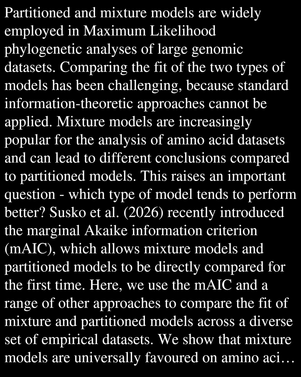 Evolutionary Biology tweet media