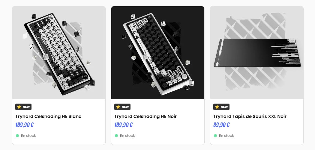 Il y'a la marque de <a href="/Cyril_mp4/">Cyril</a> "TRYHARD" qui est sorti sur MAXESPORT 

Vous avez -5% avec le code THEO5

 🔗  maxesport.gg/fr/m/tryhard/?…)

Rien que cliquer sur le lien ça m'aide de fou la team merci ❤️