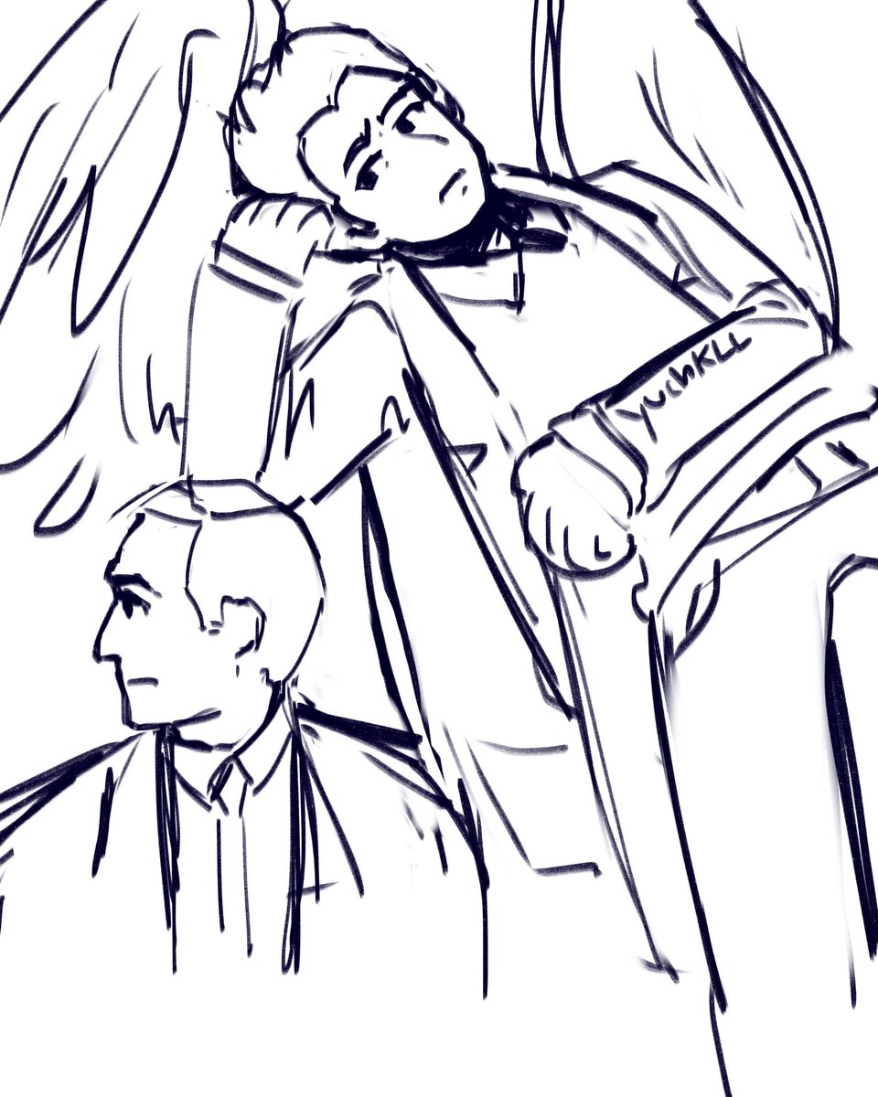 yuchkLl's tweet photo. #housemd quick rough sketch, #taub and #kutner I love the idea of kutner and Amber flying around kinda haunting everyone metaphorically or literally ๐ญ https://t.co/VKdWR7Vixt