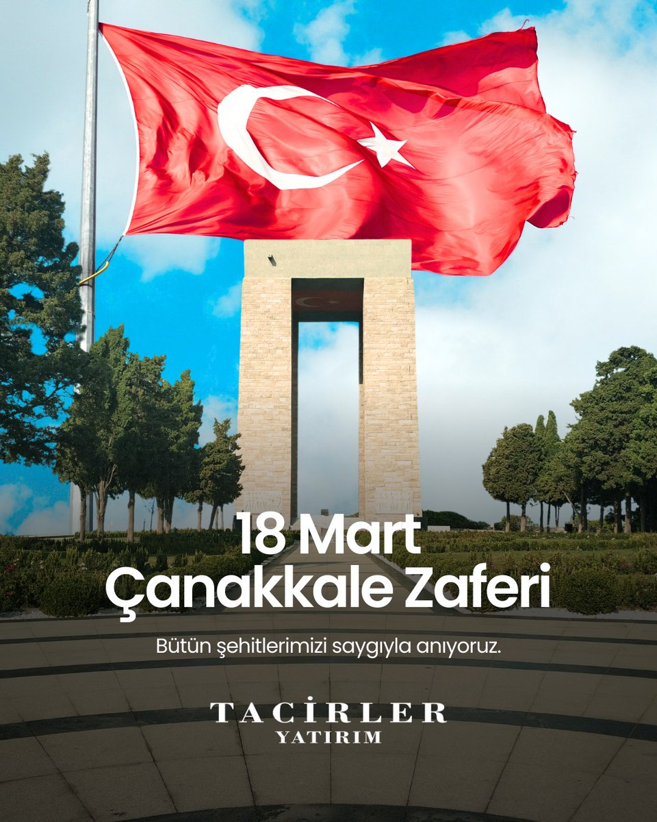 18 Mart Çanakkale Zaferi’nin 111. yıl dönümünde Mustafa Kemal Atatürk ve tüm silah arkadaşlarını saygı, sevgi ve minnetle anıyoruz.