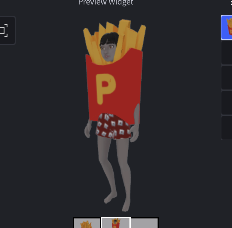 tayossy's tweet photo. 味を占めてポテトTシャツ制作中。ポテT🍟
#Roblox #Potatonalds https://t.co/PuCG4lDwV6