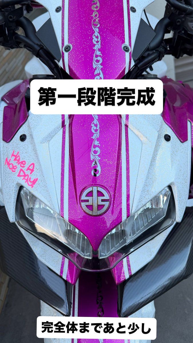 あとちょっとで完成
#ZH2 #KAWASAKI