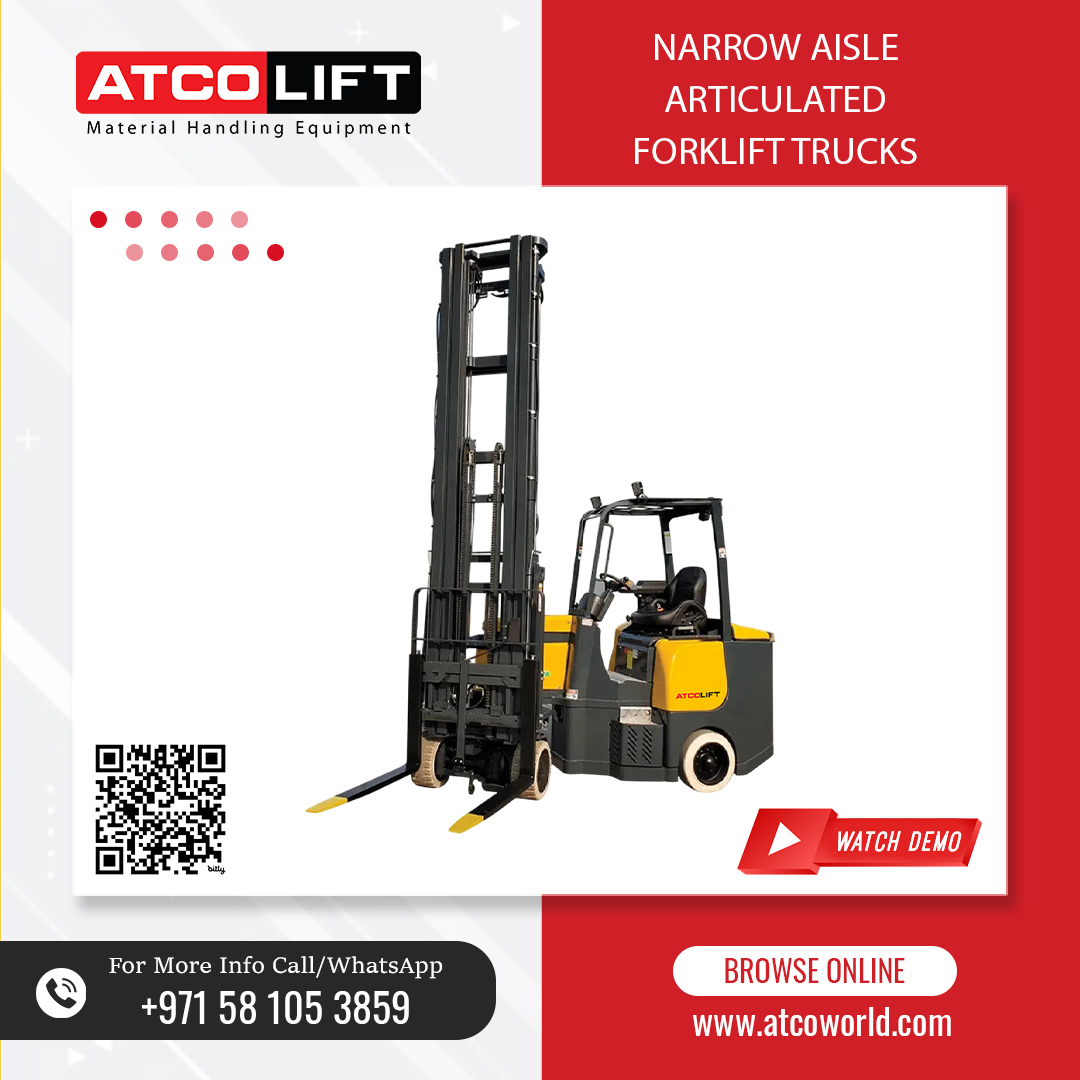 atcoworld's tweet photo. Running out of warehouse space?

Narrow Aisle Articulated Forklifts help you move pallets efficiently, even in tight aisles—without sacrificing lift height or control. https://t.co/T8jAcMvUdB

#Forklift #ATCOLIFT #MaterialHandling #Logistics #Intralogistics #StorageOptimization https://t.co/4PLkRCifKr