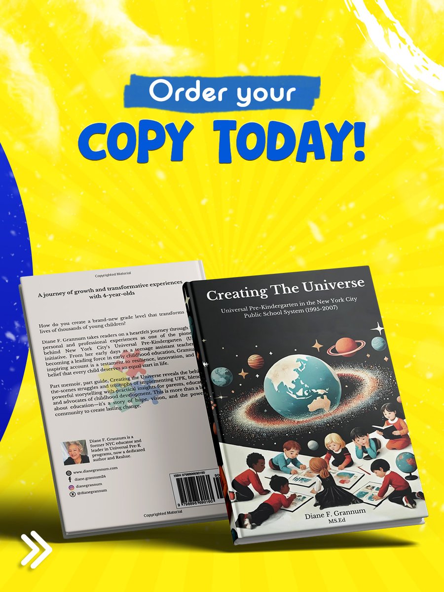 dianegrann64638's tweet photo. Happy International Children’s Book Day! 🌟

Today, we celebrate the magic of books and their power to inspire and transform lives!

Order your copy of "Creating the Universe" today! https://t.co/VFO08Llz6n

#ChildrensBookDay #PreKEducation #EarlyChildhoodMatters #BooksForKids https://t.co/Ii6OCwWxvK