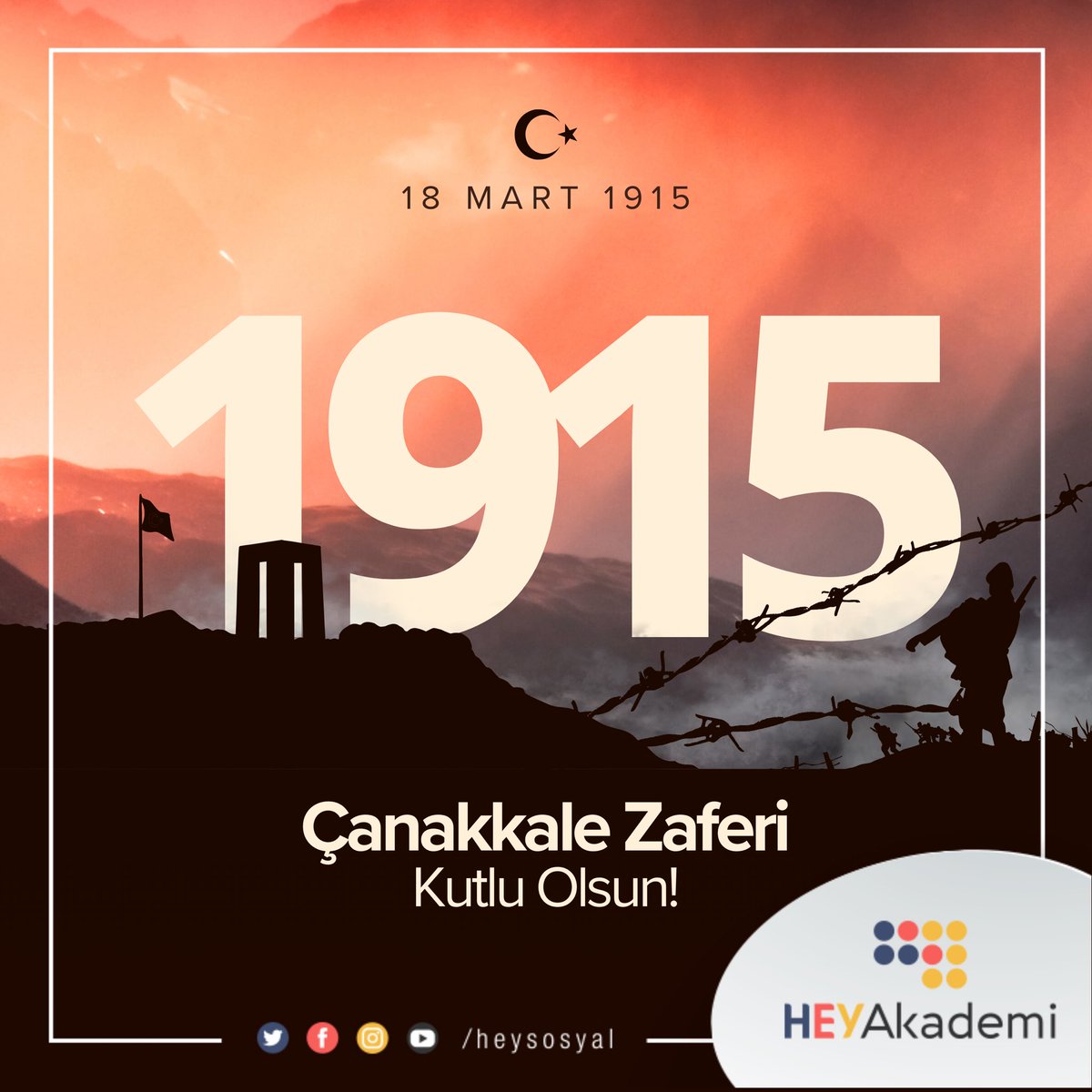 18 Mart Çanakkale Zaferi, milletin azim ve fedakârlıkla yazdığı büyük bir destandır. Bu anlamlı günde, vatan uğruna can veren kahramanlarımızı saygı, minnet ve rahmetle anıyoruz.