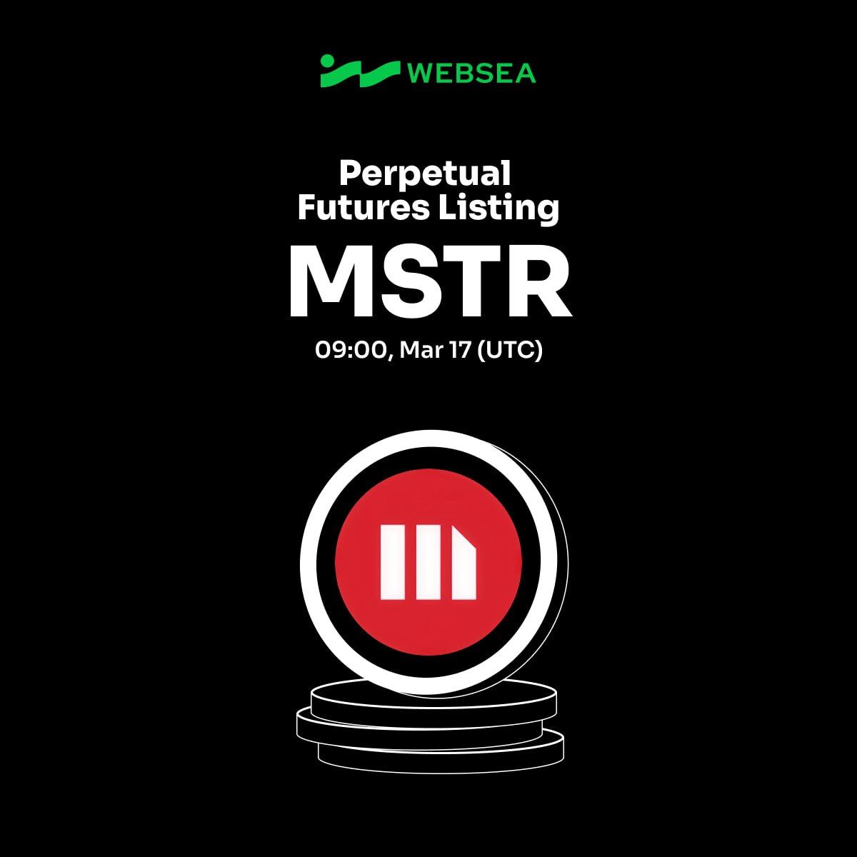 Websea_Roxy's tweet photo. ¡El contrato perpetuo $MSTRUSDT ya está disponible en Websea Futures! 🚀 @Strategy
Websea ya permite operar con derivados de activos #TradFi. Opera con $MSTR con un apalancamiento de hasta 50x 👇
https://t.co/5SYsGBx3IQ https://t.co/7q0jK4EHdD