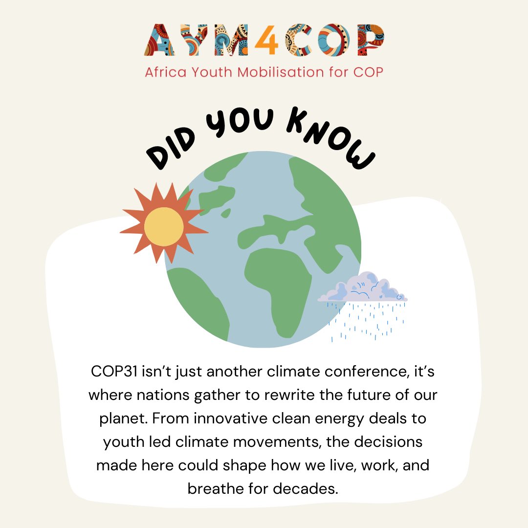 Africa Youth Mobilisation for COP tweet media
