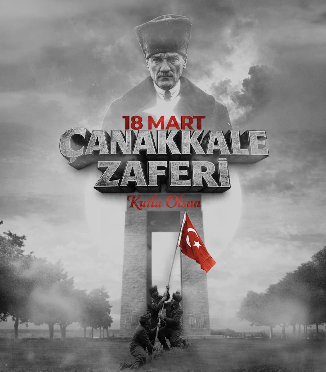 Çanakkale Zaferi Kutlu Olsun! 

Mustafa Kemal ATATÜRK ve aziz şehidlerimizin TÜRK MİLLETİ üzerindeki maneviyatı ebediyen var olsun!