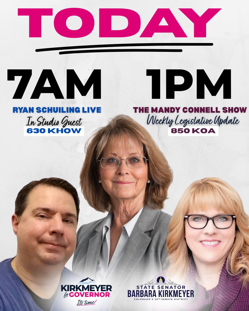 Barb Kirkmeyer for Governor tweet media