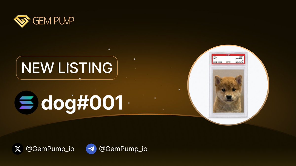 Gempump_io's tweet photo. 👏 #DOG#001 listed on https://t.co/0O39wVbuPx 

📄 CA:C3GvSowo466AmCNJfvrRAdTjj9J54eAVa8Jq34M2pump

 ✖️ X：https://t.co/NPvBOnqpt7

💎 GemPump：https://t.co/bCgpbpYphJ

#NewListing #GemPump #100xGem https://t.co/yKRl6ZV8D3