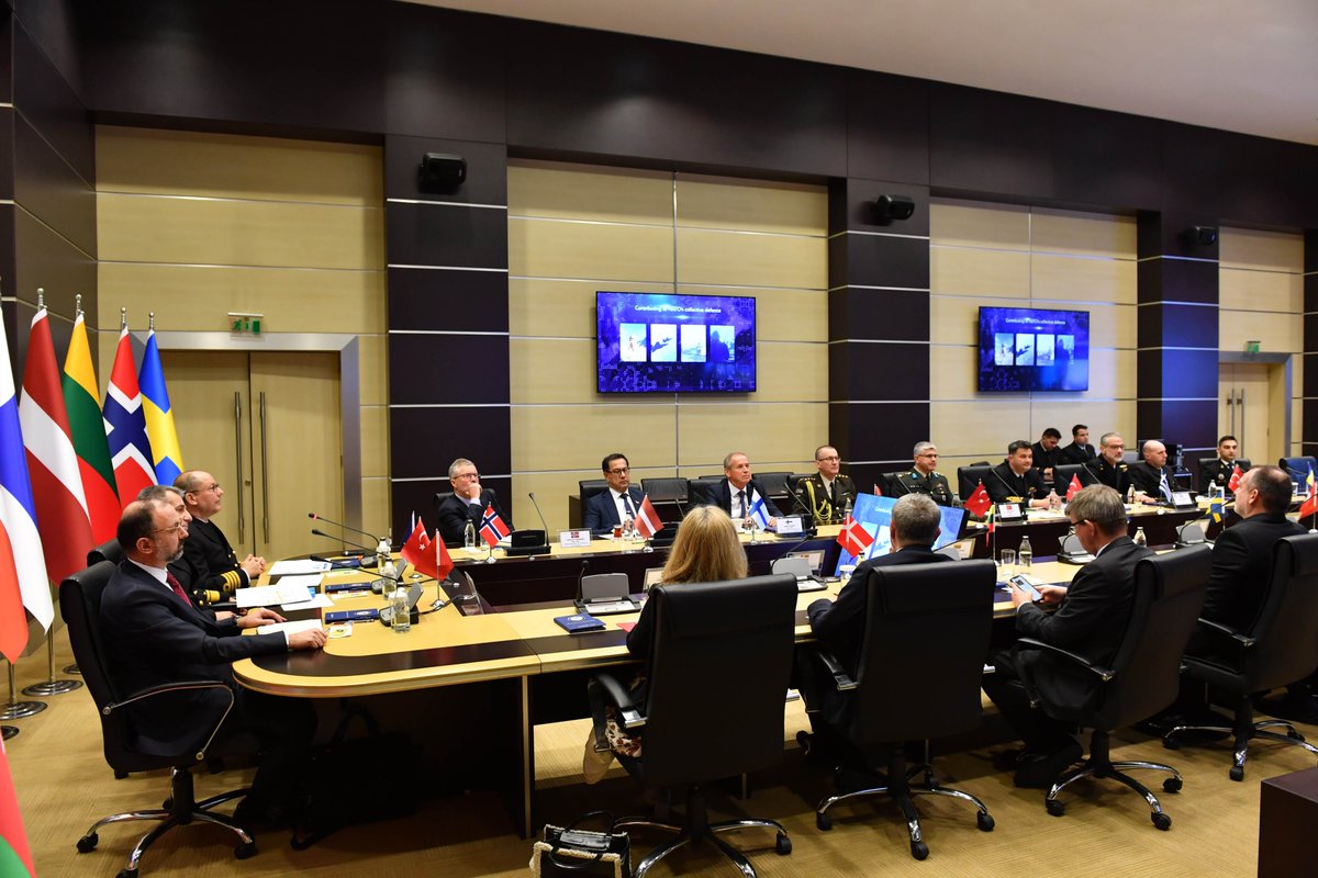 marseccoe's tweet photo. The Ambassadors of the Nordic and Baltic countries visited the MARSEC COE.  During the visit, a briefing was delivered to the Ambassadors on the activities of the MARSEC COE, current and future maritime security threats, and cooperation with the private sector. https://t.co/PRUQwMrj4P