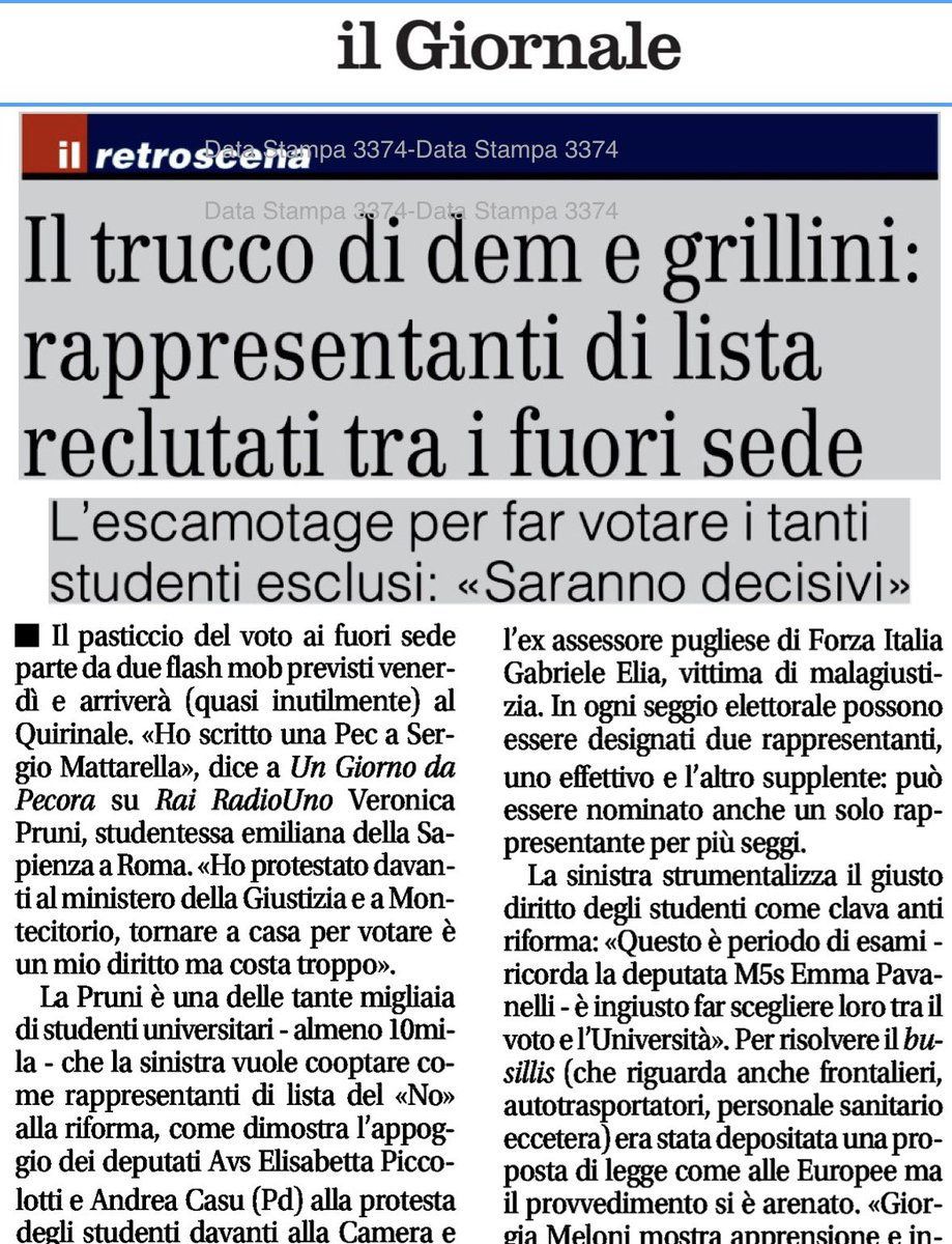 “Il trucco”.
