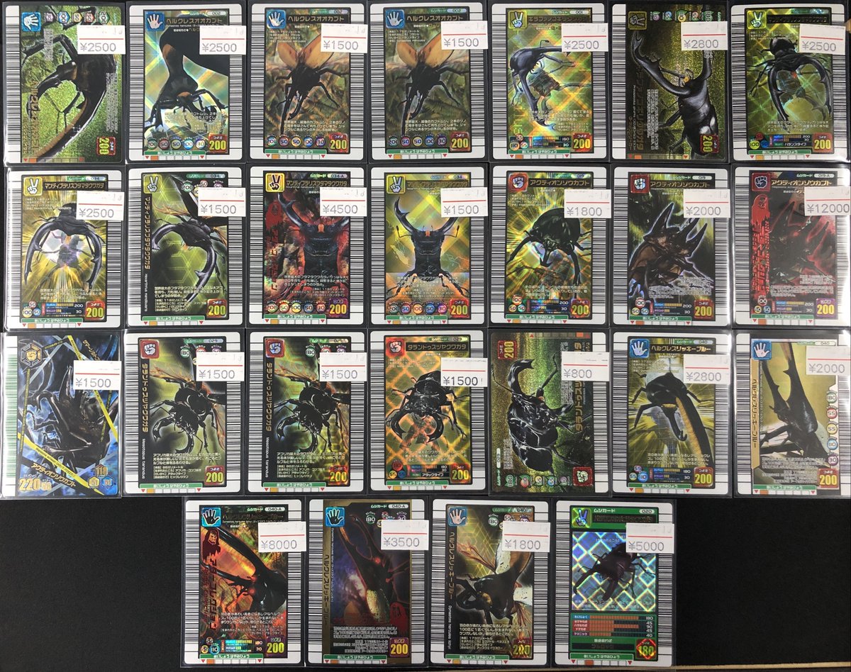 入荷情報】 ムシキング強さ200多数入荷いたしました！！！！ ✨秋葉原