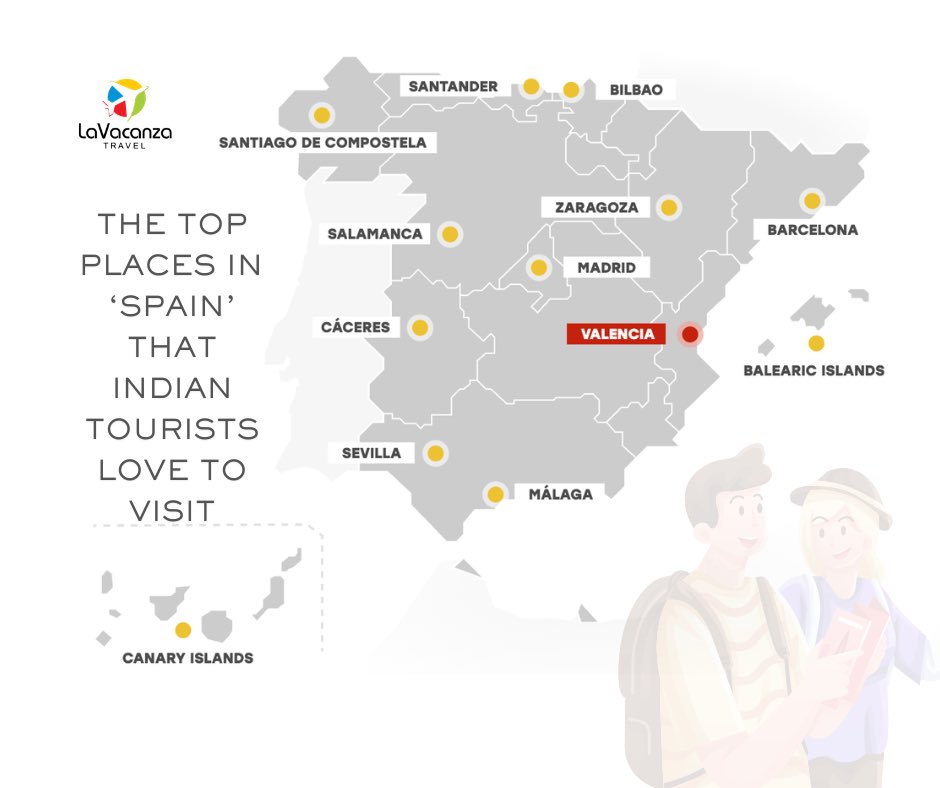 _LaVacanza's tweet photo. The Top Places in #Spain that Indian 🇮🇳 Tourist Love ❤️ to Visit https://t.co/LIFXYXsqQw