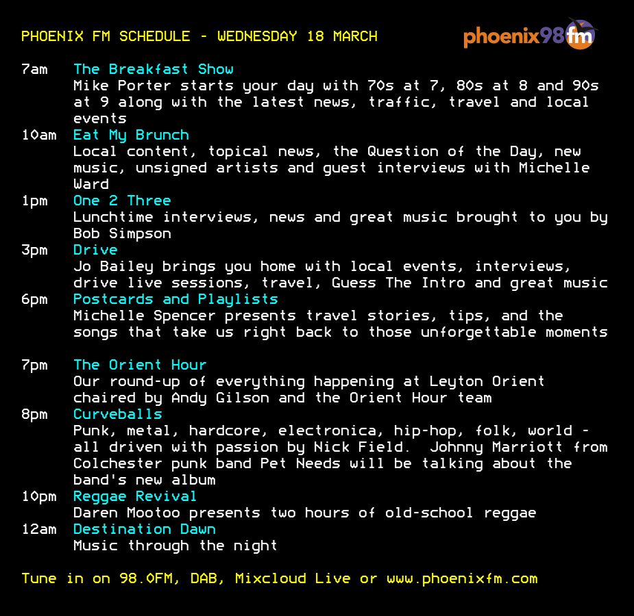 Phoenix FM (we're on 🦋) tweet media