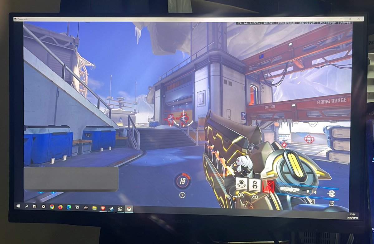 naito3891's tweet photo. MAXZEN 240Hz27インチ
14000円はコスパ良すぎて草。
FPS240までもうちょいなんだが!
オーバーウォッチで確認してみた
#MAXZEN
#モニター
#オーバーウォッチ https://t.co/3RrVKHfU7v