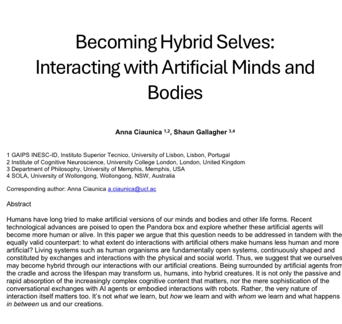 Anna Ciaunica PhD @annaciaunica.bsky.social tweet media