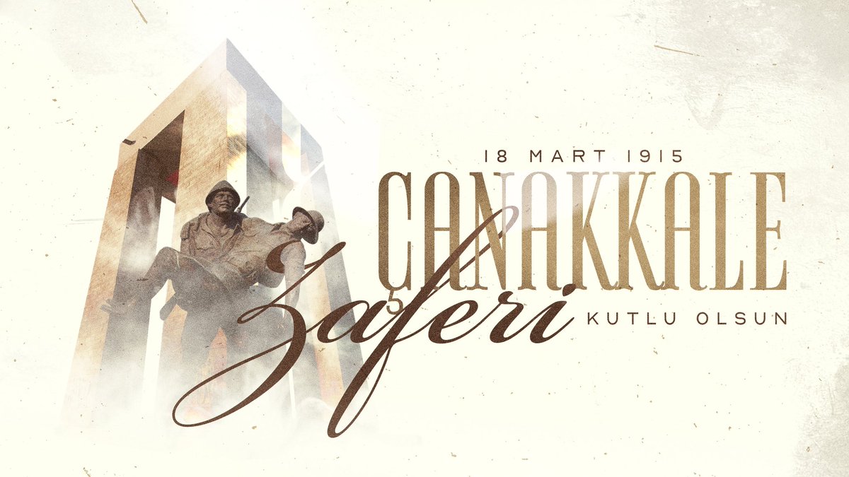 18 Mart, bir milletin, küle dönmüş umutlarını kor bir inanca çevirip yeniden ayağa kalktığı gündür. 

En karanlık anlarda bile kenetlenme ruhumuzu diri tutan bu irade, bugün hâlâ yolumuzu aydınlatmaya devam ediyor. 

Şanlı zaferin yıl dönümünü kutluyor, vatanımız için canlarını