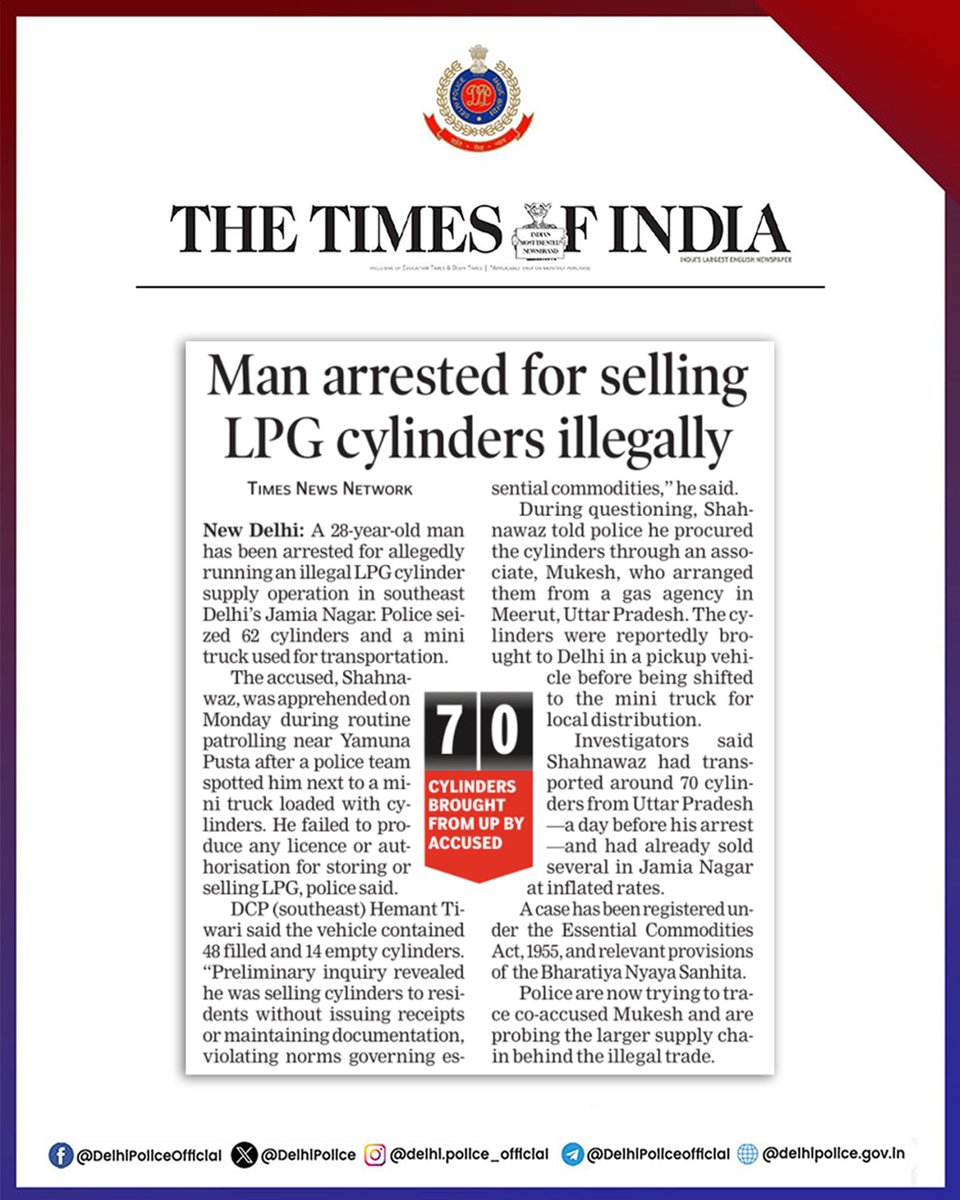 Delhi Police tweet media