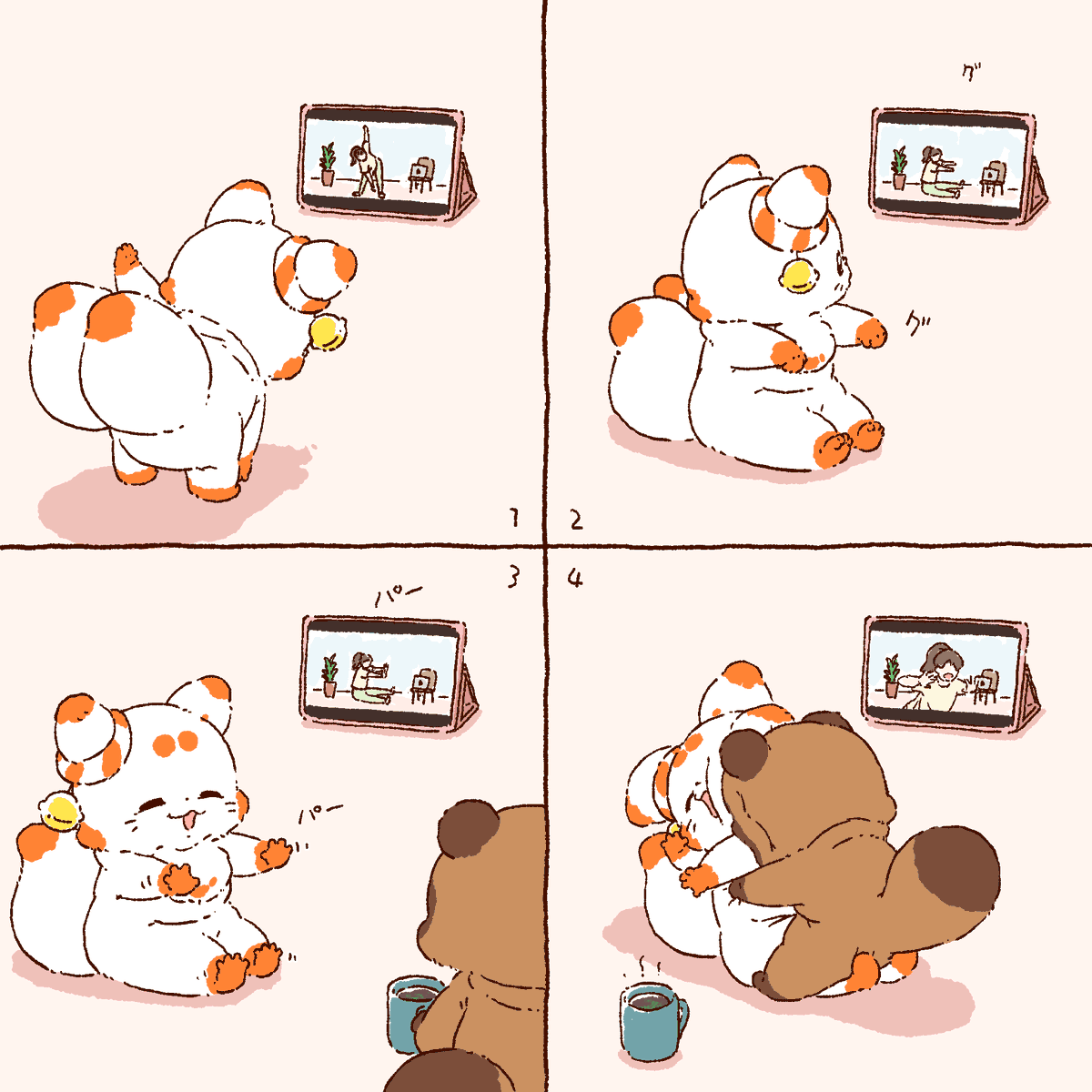 二尾の小狐　「てnこ（てんこ）」🦊🦊⛩🐶 tweet media