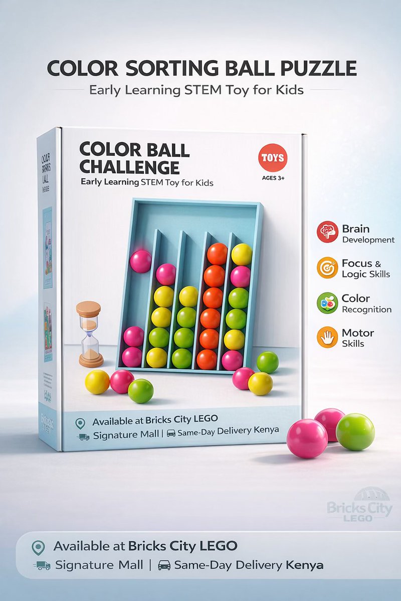 brickscitylego's tweet image. Educational toys that make learning fun 🧩

From STEM learning devices to color sorting puzzles, help your child build creativity, focus &amp;amp; problem-solving skills early.

📍 Bricks City LEGO – Signature Mall

#EducationalToys #STEMToys #BricksCityLEGO #KenyaBusiness