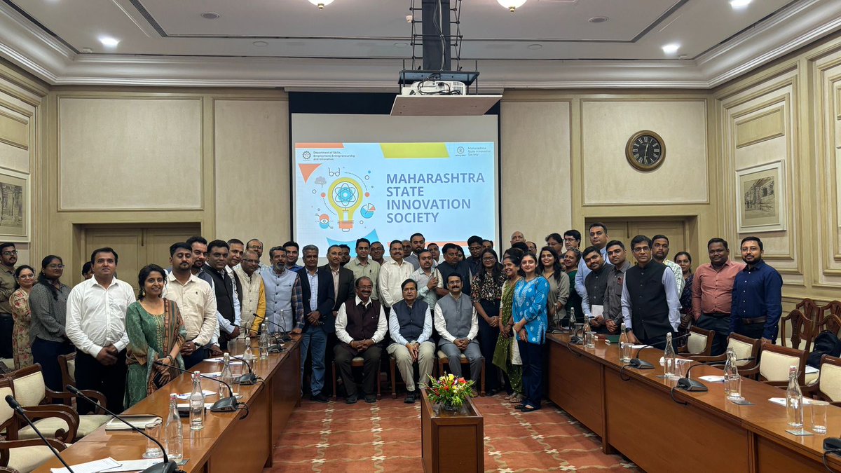 Maharashtra State Innovation Society tweet media
